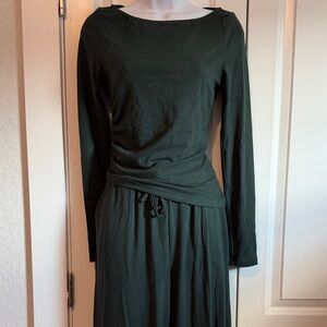 Forest Green Long Sleeve Pajama Set